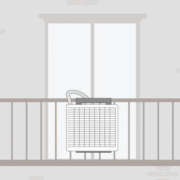 Dvoudílná mobilní klimatizace REMKO RKL 495 DC S-Line 